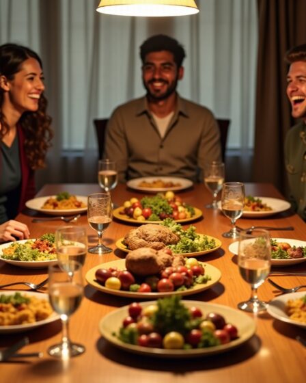 Festin convivial entre amis : l'art du gueuleton