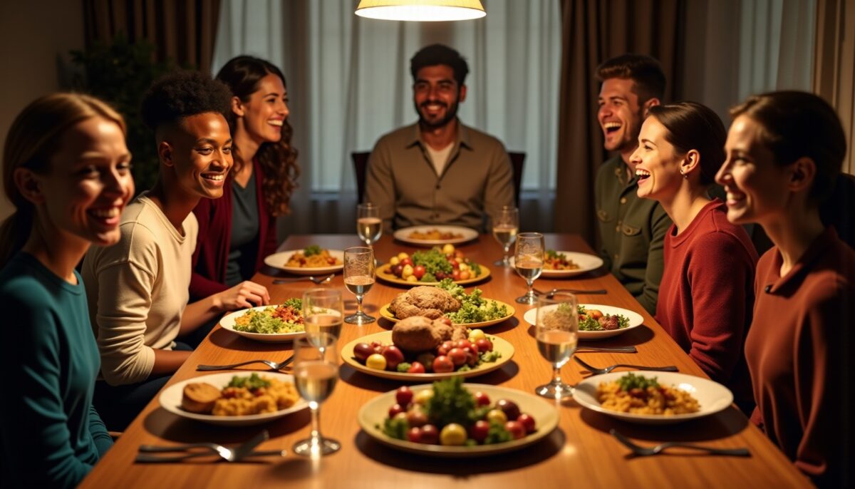 Festin convivial entre amis : l'art du gueuleton