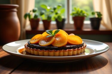 Délice renversé : Tatin gourmande de boudin noir et pommes caramélisées