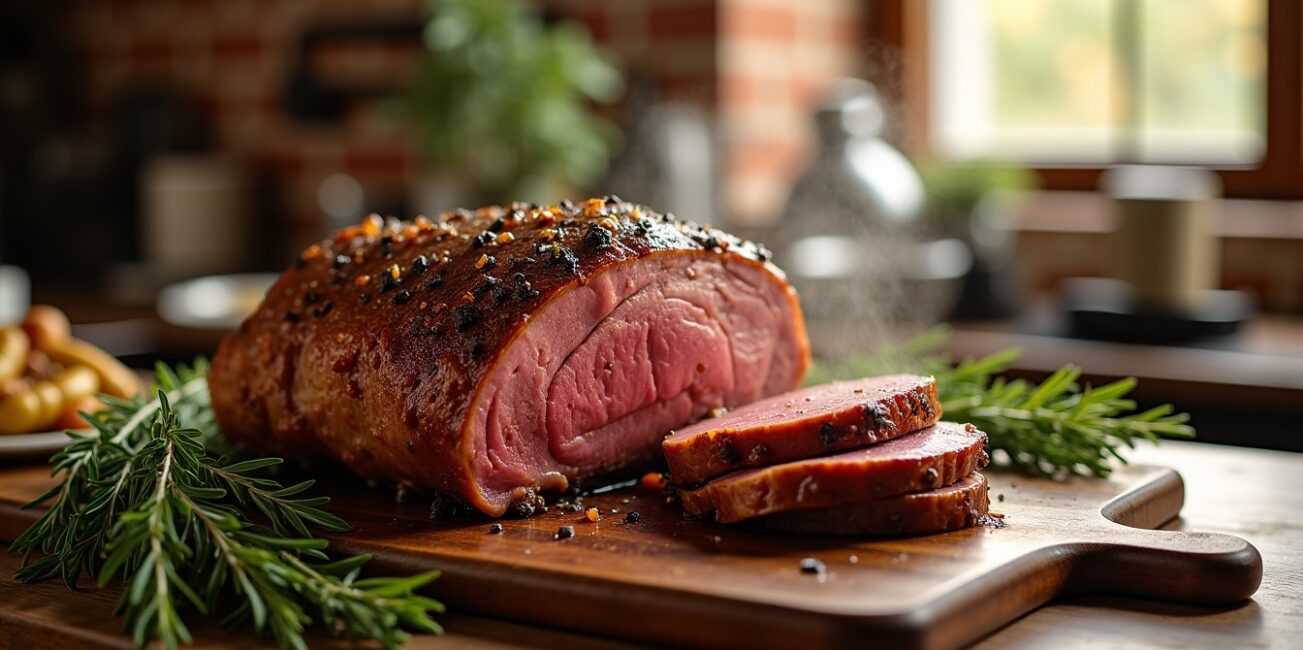 Rôti de chevreuil au four : une cuisson simple et rapide sans marinade