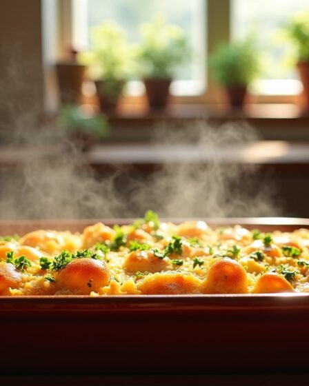 Gratin gourmand de pommes de terre à la chair à saucisse : une recette simple et pleine de saveurs