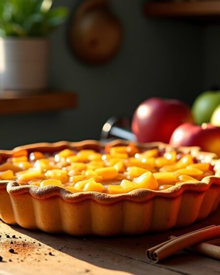 Tarte Express à la Compote de Pommes : Une Recette Simple et Savoureuse