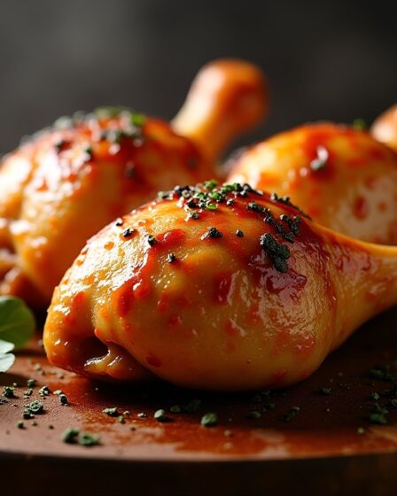 Délicieuses cuisses de poulet rôties ultra croustillantes grâce à l'Extra Crisp