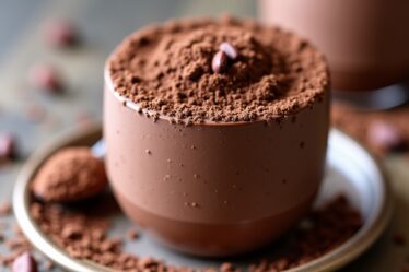Mousse au chocolat express : une recette facile et gourmande avec de la poudre de cacao