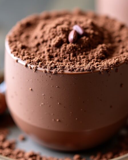 Mousse au chocolat express : une recette facile et gourmande avec de la poudre de cacao