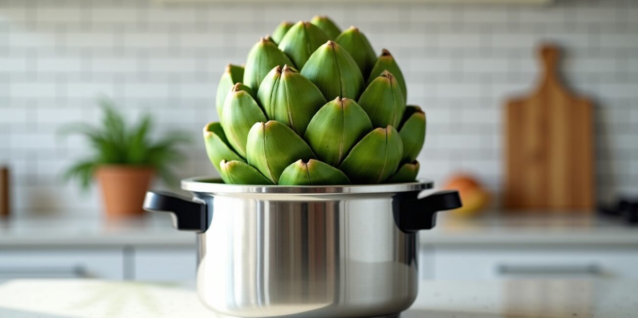 Maîtriser la cuisson des artichauts à la cocotte-minute : astuces et durées idéales ⏱️