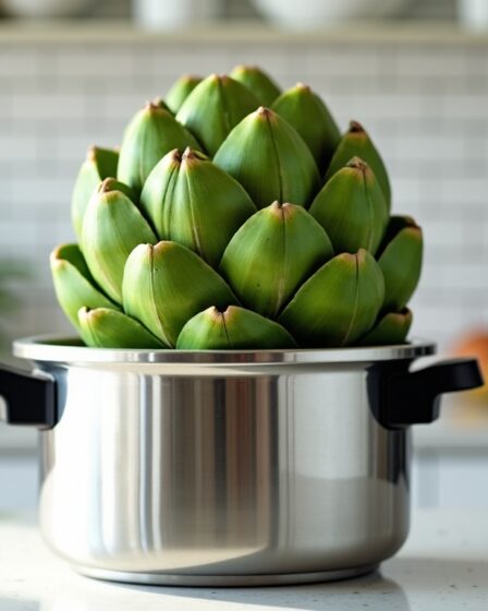 Maîtriser la cuisson des artichauts à la cocotte-minute : astuces et durées idéales ⏱️