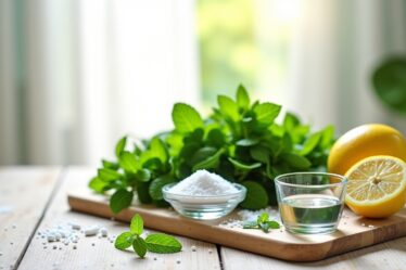 Préparez un sirop de menthe maison en seulement 2 minutes avec 4 ingrédients simples