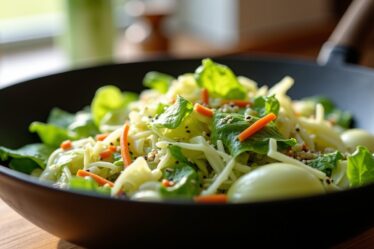Recette Simple et Savoureuse : Choux Chinois Sauté au Wok