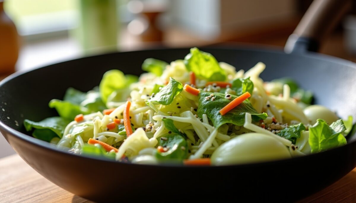 Recette Simple et Savoureuse : Choux Chinois Sauté au Wok